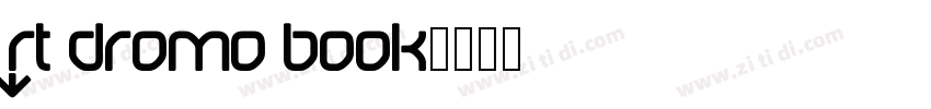 RT Dromo Book字体转换